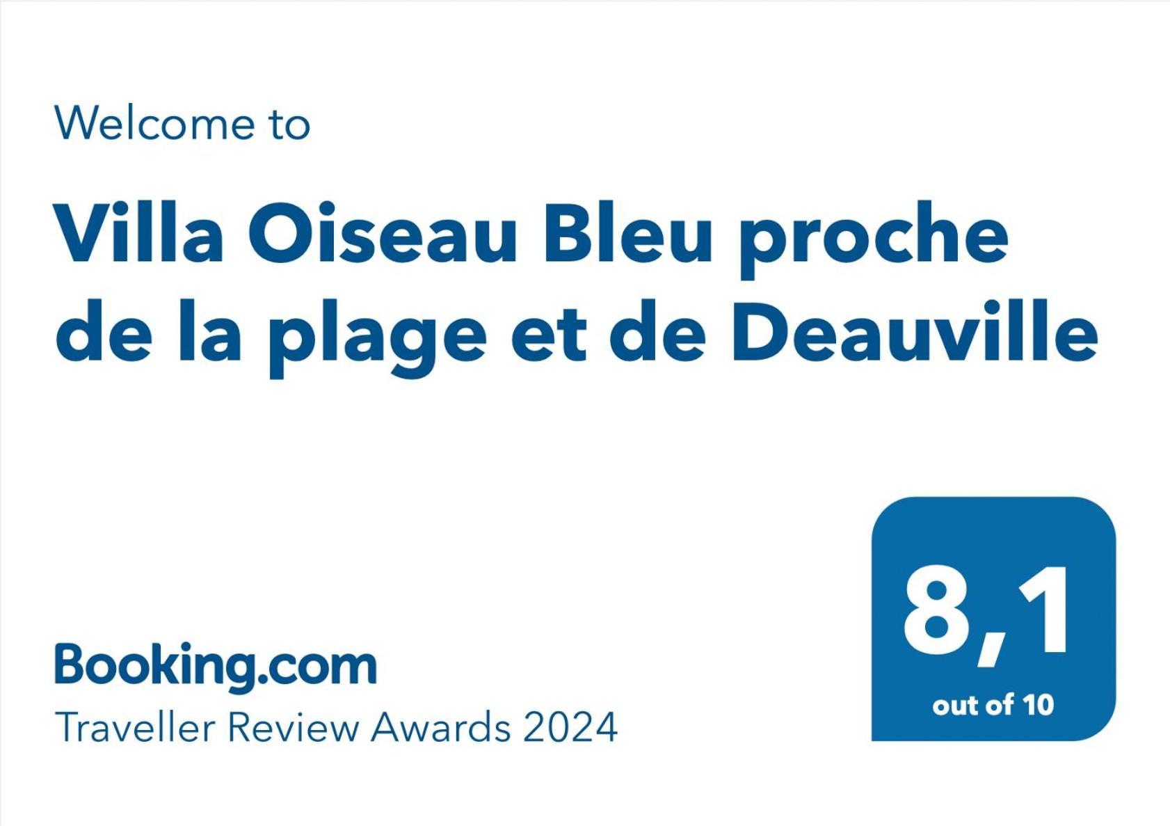 La Villa L'Oiseau Bleu Proche De La Plage Et De Deauville !!! Awards 2025 Blonville-sur-Mer Zimmer foto